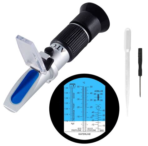 4 in 1 refractometer|battery and coolant refractometer.